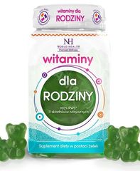 Noble Health NOBLE HEALTH - witaminy dla rodziny, suplement diety w postaci żelek, 300 g | DARMOWA DOSTAWA OD 150ZŁ!