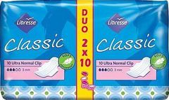 Libresse Podpaski Classic Clip Ultra Normal Duo Pack