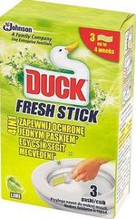 Duck Fresh Stick 4in1 Lime Żelowe paski do toalet (3 sztuki)