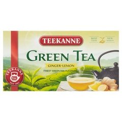 Teekanne Green Tea Ginger Lemon Aromatyzowana herbata zielona 35 g (20 torebek)