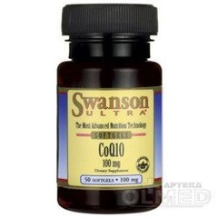 SWANSON CoQ10 Koenzym Q10 100mg - kapsułki żelowe