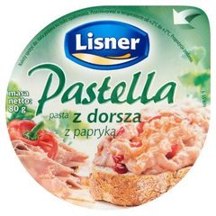 Lisner Pastella Pasta z dorsza z papryką