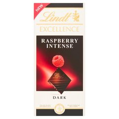Lindt Excellence Raspberry Intense Czekolada ciemna z kawałkami malin