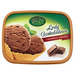 Zielona Budka Lody czekoladowe z kawałkami czekolady