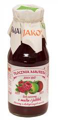 Tłocznia Maurera SOK MALINOWY Z JABŁKIEM BIO 300 ml - TŁOCZNIA MAURERA