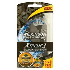 Wilkinson Sword Xtreme 3 Black Edition Jednoczęściowe maszynki do golenia