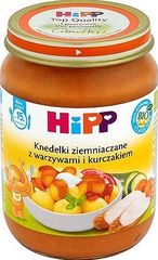 Hipp BIO Knedelki ziemniaczane z warzywami i kurczakiem po 15. miesiącu