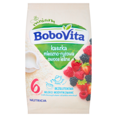 Bobovita Kaszka mleczno-ryżowa owoce leśne po 6 miesiącu