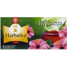 Wiodąca Marka Herbatka ekspresowa - kwiat hibiskusa (20 sztuk)