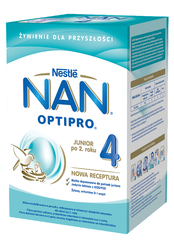 NAN OPTIPRO 4 Mleko modyfikowane w proszku dla dzieci po 2. roku 800 g (2 x 400 g)
