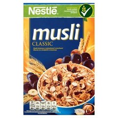 Nestlé Musli Classic Płatki zbożowe z rodzynkami i orzechami