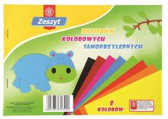 Wiodąca Marka ZESZYT PAPIER KOLOROWY B5 SAMOPRZYLEPNY