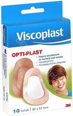 Viscoplast Plastry okulistyczne do korekcji wad wzroku 82 x 57 mm Opti-plast