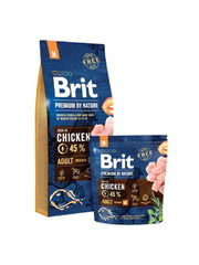 Brit Premium Brit Premium by Nature Adult M 15 kg