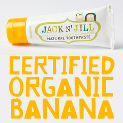Jack N'Jill  Naturalna pasta do zębów, organiczny banan 50g