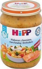 Hipp Makaron z łososiem marchewką i brokułami po 15. miesiącu