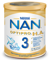Nestlé NESTLE NAN OPTIPRO HA 3 Mleko modyfikowane w proszku dla dzieci pow... - 800 g