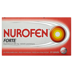 Nurofen Forte 400 mg Tabletki powlekane 24 tabletki