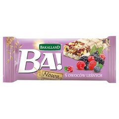 Bakalland Ba! 5 owoców leśnych Baton zbożowy