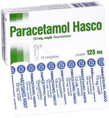 Hasco-lek Paracetamol 125 mg czopki