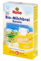 Holle Baby Food Kaszka mleczno-bananowo-pszeniczna po 6 miesiącu