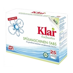KLAR EcoSensitive Tabletki do zmywarek 25szt BIO