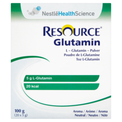 Resource Glutamin Dieta cząstkowa w proszku smak neutralny 20 x 5 g