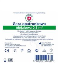 Apteczka ABC Gaza opatrunkowa niejałowa 17 - nitkowa 1/2 m2