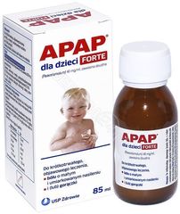 Apap Forte lek przeciwbólowy dla dzieci 40 mg/ml zawiesina
