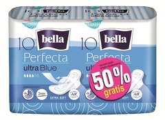 Bella PERFECTA Podpaski Ultra Blue 2x10 szt (2 opakowanie 50% taniej)