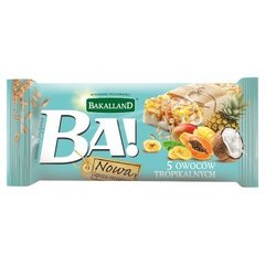 Bakalland Ba! 5 owoców tropikalnych Baton zbożowy