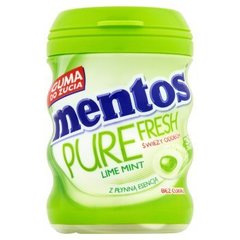 Mentos Pure Fresh Lime Mint Guma do żucia bez cukru (30 sztuk)