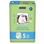 Muumi Baby Walkers Pieluchy 5 Maxi+ pieluchomajtki hipoalergiczne i ekologiczne (7-15kg)