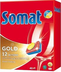 Somat Gold Tabletki do mycia naczyń w zmywarkach (40 sztuk)
