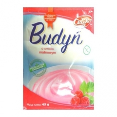 Celiko Budyń o smaku malinowym b/g 