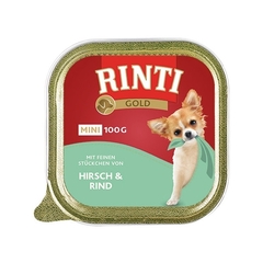 Rinti Mini Gold jeleń i wołowina karma dla psów ras małych