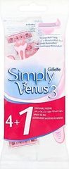 Venus Gillette Simply Venus 3 Maszynki jednorazowe dla kobiet, 4 + 1 szt