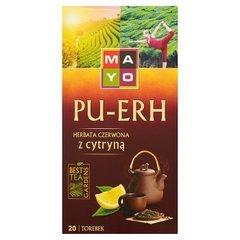 Mayo Pu-Erh Herbata czerwona z cytryną 34 g (20 torebek)