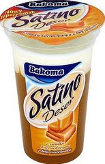 Bakoma Satino Deser o smaku karmelowym z bitą śmietanką
