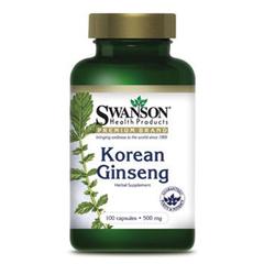 SWANSON Korean Ginseng Żeń-Szeń 500mg Suplement Diety