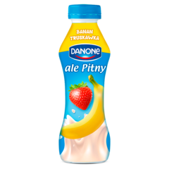 Danone Ale Pitny Truskawka banan Napój jogurtowy