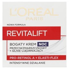 L'Oréal Paris Revitalift Bogaty krem przeciwzmarszczkowy na noc + silnie ujędrniający