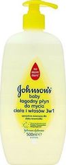 Johnson's Łagodny płyn do mycia ciała i włosów 3w1