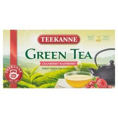 Teekanne Green Tea Cranberry Raspberry Aromatyzowana herbata zielona 35 g (20 torebek)