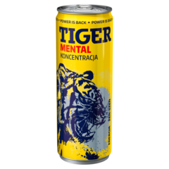 Tiger Mental Koncentracja Gazowany napój energetyzujący o smaku ananas