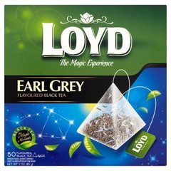 Loyd Earl Grey Herbata czarna aromatyzowana (50 torebek)