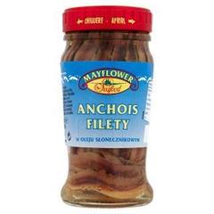 Mayflower Anchois filety w oleju słonecznikowym