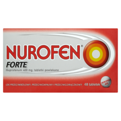 Nurofen Forte 400 mg Tabletki powlekane 48 tabletek