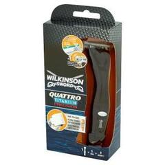 Wilkinson Sword Quattro Titanium Precision Maszynka do golenia z trymerem