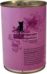 Catz Finefood Catz Finefood N.11 Jagnięcina i Królik  400g puszka